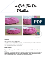 Cama Pet Fio de Malha