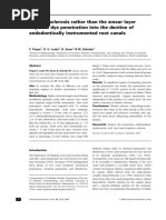 Tubular Sclerosis Rather Than The Smear Layer Impedes Dye Penetration Into The Dentine of Endodontically Instrumented Root Canals