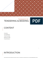 Tendering Basics