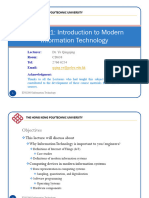 Chapter 1 Introduction To Modern Information Technology