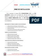 Informe de Instlacion de Gaviotas