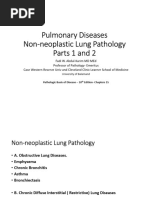 Part 1 & 2 - Pulmonary Disease & Non-Neoplastic Lung Pathology