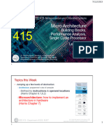 EEE415 Week05 Micro Architecture