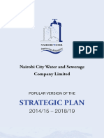 Nairobi Water Master Plan 2019