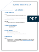 Computer Fundamentals Labes Report (1-8) - Shabbir Hussain (RP-22-EE-416)