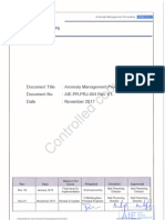 AIE-PR-PRJ-004 - Anomaly Management Procedure Rev 01