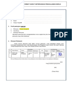 Format Formasi Umum + Bukti Pengalaman Kerja