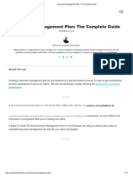 Document Management Plan - The Complete Guide