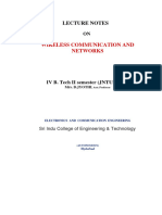 Wireless Communication Networks