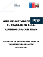 Cuadernillo Actividades para El Aula (TDAH)