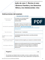 DERECHO DE FAMILIA - Estudio Del Caso 1 - Revise El Caso Práctico Sobre El Entorno Familiar y Los Derechos de Las Niñas, Niños y Los Adolescentes