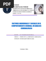 ENSAYO DE Factores y Teorías Del Comportamiento Criminal - NESTOR JOAQUIN FLORES ESCALERA