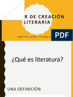 Sesión 1 - Taller de Creación Literaria - Aspectos Generales