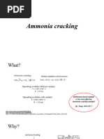 Ammonia Cracking (Using ATR)