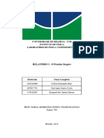 Relatório - Pêndulo Simples