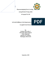 Phenomenology of Prison Crowding Among Filipino Yo