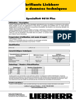 Lubrifiants Liebherr Fiche de Données Techniques