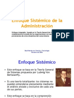 Clase 18 - Enfoque Sistemico de La Admin Is Trac Ion