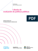 Guía para El Diseño de Evaluación de Políticas Públicas