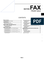 Front Axle: Section