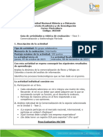 Guía de Actividades y Rúbrica de Evaluación - Unidad 2 - Fase 3 - Comercialización y Biotecnología