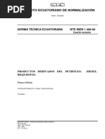 INEN 1489 - Derivados de Petroleo - Diesel Requisitos