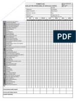 UNI-SGS-FO-15 Check List Pre Operacional Vehículos Ligeros Ver. 01