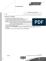 Analysis and Approaches Higher May 2021 Paper 2 TZ2