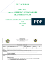 Planeador de Preescolar Jasson 2023