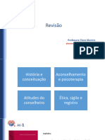 Revisão AV1 - Aconselhamento Psicológico