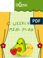 Weekly Meal Plan Fruyee