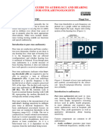 Theory and Practice of Pure Tone Audiometry - PTA