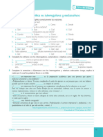 Ficha de Ortografía Tilde Diacrítica en Interrogativos y Exclamativos