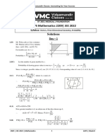 Maths Advanced Level Problem Solving (ALPS-9) - Solution