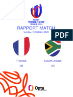 France - South Africa - Rapport - Match