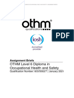 OTHM - L6 - OHS - Assignment Briefs