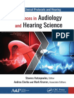 Advances in Audiology and Hearing Science Volume 1 Clinical Protocols