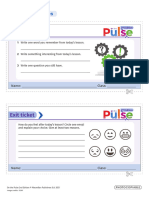 OTP2 Exit Ticket Templates