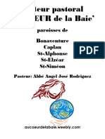 Secteur Pastoral Au CŒUR de La Baie': Paroisses de Bonaventure Caplan St-Alphonse St-Elzéar St-Siméon