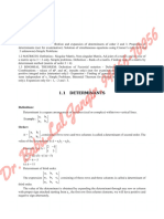 Matrices and Determinant Notes