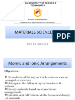 Chapter 3 - Materials Science Crystal Structures