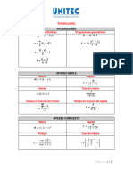 Formulario - Matemáticas Financieras