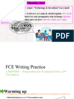 FCE Writing Practice 1 - Report 23-24