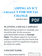 Developing An Ict Project For Social Change Group 1