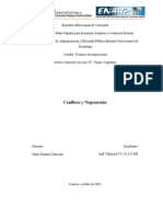 Conflicto y Negociacion Guia + Infografía PDF