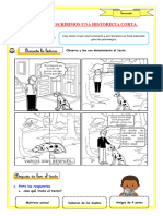 E9 S2 Ficha D3 Com Leemos y Escribimos Una Historieta Corta