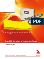 O2 and CO Reduction at Combustion Plants