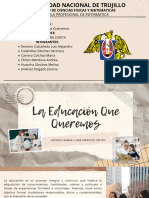 La Educacion Que Queremos