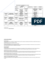 Crnograma de Horarios de Clases