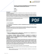 Servicio de Mantenimiento de La Planta de Tratamiento de Aguas Residuales Ancón Ii